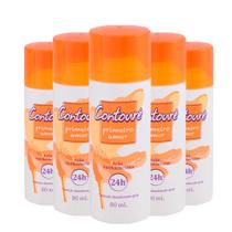 Desodorante Spray Contouré Primeiro Amor Ação Antibacteriana 24h de Proteção - 80ml (Kit com 5)