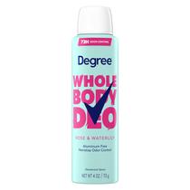Desodorante Spray Degree Whole Body Rose & Waterlily - 120ml - Para Mulheres