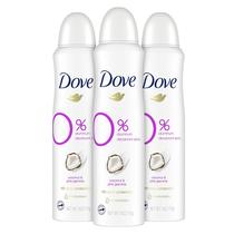 Desodorante Spray Dove 0% Alumínio 48h Protection 120mL, pacote com 3