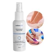 Desodorante Spray para os Pés Óleo Essencial Antistranspirante Toque Seco Nobrevie 120ml