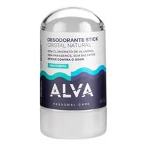 Desodorante Stick Alva Cristal Alva Importado Sem Alumínio Sem Parabenos Kristal Natural Sem Fragrân