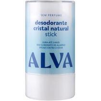 Desodorante Stick ALVA Sem Perfume Cristal Natural 12h 120g Desodorante Stick ALVA Sem Perfume Cristal Natural 12h 120g