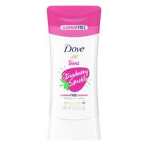 Desodorante Stick Dove Teens Strawberry Sparkle 75mL