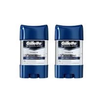 Desodorante Stick Gillette Clear Gel Antibac 82G-Kit C/2Un