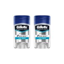 Desodorante Stick Gillette Clear Gel Cool Wave 45G-Kit C/2Un