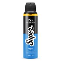 Desodorante Super Acqua 72h Proteção Total Aerosol Antitranspirante 150ml Desodorante Super Acqua 72h Proteção Total Aerosol Antitranspirante 150ml