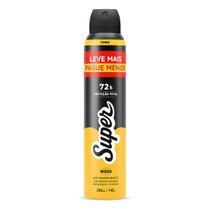 Desodorante Super Wood 72h Aerossol Antitranspirante 250ml
