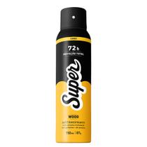 Desodorante Super Wood Aerosol Antitranspirante 72h Proteção Total 150ml Desodorante Super Wood Aerosol Antitranspirante 72h Proteção Total 150ml
