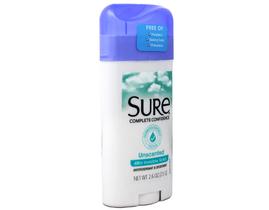 Desodorante Sure Invisible Sólido Sem Perfume 73g Pacote com 10 Desodorante Sure Invisible Sólido Sem Perfume 73g Pacote com 10