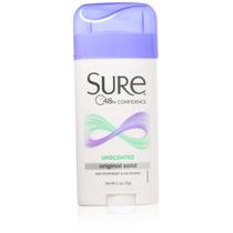 Desodorante Sure Original Solid, sem perfume, antitranspirante, 80 ml