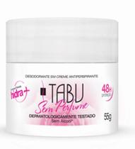 Desodorante tabu creme sem perfume 55g