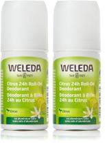 Desodorante Weleda Roll-On Cítricos 24 Horas 50mL (Paquete de 2) Desodorante Weleda Roll-On Cítricos 24 Horas 50mL (Paquete de 2)