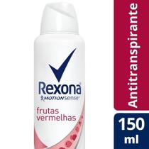 Desodorantes Antitranspirante Rexona Motionsense Aerosol Frutas Vermelhas 150ml