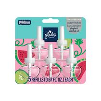 Desodorizador de ambiente Glade Melancia e Pepino 5 refis 200 ml Desodorizador de ambiente Glade Melancia e Pepino 5 refis 200 ml
