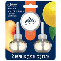Desodorizador de Ambiente Glade PlugIns Yuzu e Pêssego Branco 40 ml 2 Unidades