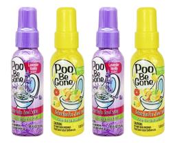 Desodorizador de banheiro Stinky Bowl Spray 55 ml, conjunto de 4