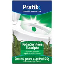 Desodorizador de Sanitário em Pedra Eucalipto 35g - 24 unidades - Pratik