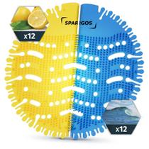 Desodorizador de tela de mictório SPARGOS Fresh 3D Wave (pacote com 24)
