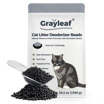 Desodorizador para areia de gato Grayleaf 1 kg com esferas de carvão ativado Desodorizador para areia de gato Grayleaf 1 kg com esferas de carvão ativado