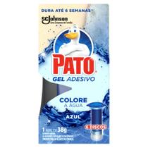 Desodorizador Pato Gel Adesivo Azul 38g Refil com 6 Discos