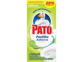 Desodorizador Sanitário Pastilha Adesiva Pato - Citrus 3 Unidades