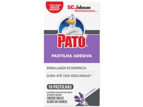 Desodorizador Sanitário Pastilha Adesiva Pato - Lavanda 350g 10 Unidades