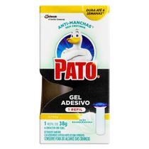 Desodorizador Sanitário Pato Gel Adesivo Ação Branqueadora Citrus Refil 6 Discos