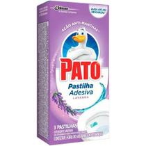 Desodorizador Sanitario Pato Pastilha Adesiva Lavanda C/3