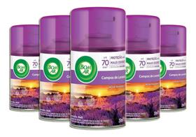 Desodorizante Bom Ar Ar Wick Campos De Lavanda 250ml Kit 5