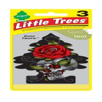 Desodorizante de área LITTLE TREES Rose Thorn, pacote com 3