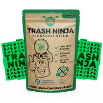 Desodorizante de lata de lixo Trash Ninja para latas de lixo internas de 10 litros Desodorizante de lata de lixo Trash Ninja para latas de lixo internas de 10 litros