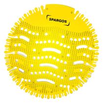 Desodorizante de mictório para tela, pacote com 12 unidades, SPARGOS, Yellow Lemon Scent
