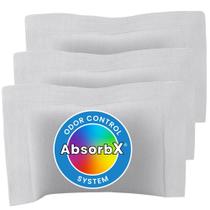 Desodorizante para lixeiras iTouchless AbsorbX, pacote com 3, 8 galões e mais lixeira