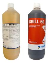 Desonic Desengraxante Bico Injetor + Brill 60 Abrilhantador