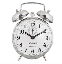 Despertador A Corda Herweg 2370-207 Cromado Picoteado