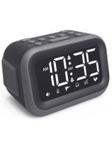 Despertador Acedeck Super Loud 115dB Alarmes duplos cinza