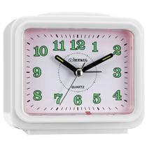 Despertador Analógico Quartzo Herweg 2588 021 Branco