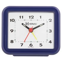 Despertador Analógico Quartzo Herweg 2612 011 Azul Despertador Analógico Quartzo Herweg 2612 011 Azul