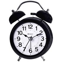 Despertador Analógico Quartzo Herweg 2707 034 Preto