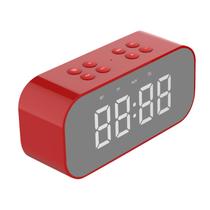 Despertador Bluetooth Speaker Coluna portátil à prova d'água de alta potência para alto-falantes de computador pc caixa de subwoofer music center fm