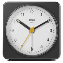 Despertador Braun Classic Analógico com Snooze & Light BC03BW