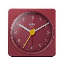 Despertador Braun Classic Travel Analog BC02R Vermelho