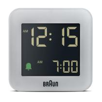 Despertador Braun Digital Travel com Snooze Negative LCD cinza