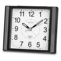 Despertador Bulova B1872 EZ View Caixa Preta