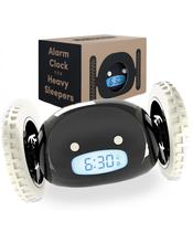 Despertador CLOCKY Extra Loud para pessoas que dormem muito, preto Despertador CLOCKY Extra Loud para pessoas que dormem muito, preto