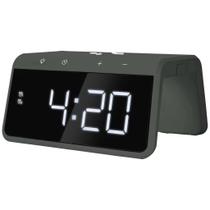 Despertador com Carregador Indução 3 em 1 Touch RGB Rápido Peining PEI-WS09 Despertador com Carregador Indução 3 em 1 Touch RGB Rápido Peining PEI-WS09