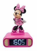 Despertador com luz noturna LexiBook Disney Minnie RL800MN rosa