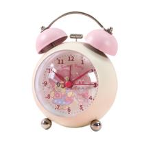 Despertador Cute Pink Pony Large Bell Mechanical D Kids