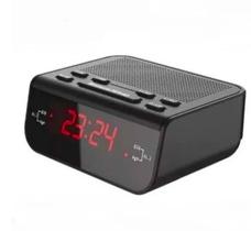 Despertador Digital de Mesa: Rádio AM/FM Lelog 671 - Alarme Potente e Confiável para Garantir o Despertar - Rádio Relógio LELONG