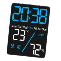 Despertador Digital LED com Dimmer E 2 Alarmes Modernos p. Despertador Digital LED com Dimmer E 2 Alarmes Modernos p.
